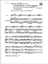 Concerto en Ré Maj. - F 6 N° 14 - Flûte/Piano - VIVALDI - Partition